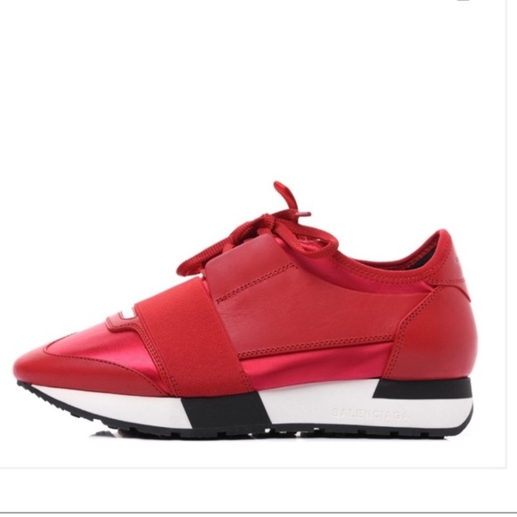 Balenciaga Red Race Runners - Picture 3 of 10